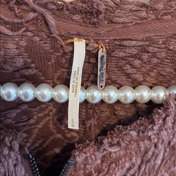 Free people large Textured mauve Women's jacket - Picture 5 of 8